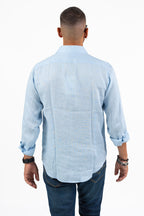 Camicia di Lino Azzurra – Berna