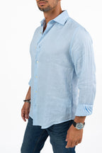 Camicia di Lino Azzurra – Berna