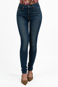 Jeans 721 High-Rise Skinny Denim Scuro Lavato - Levi's