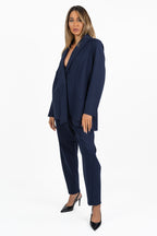 Blazer Asimmetrico Monopetto Blu Navy - Jurerê