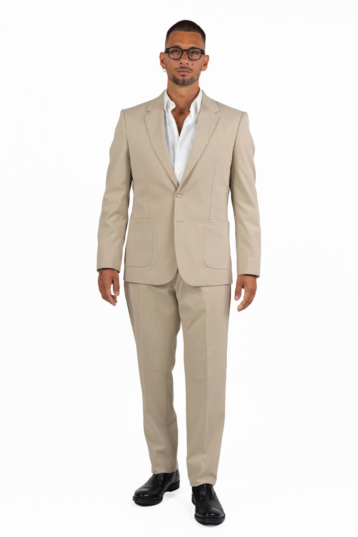 Completo Monopetto beige - Berti Mode Collection
