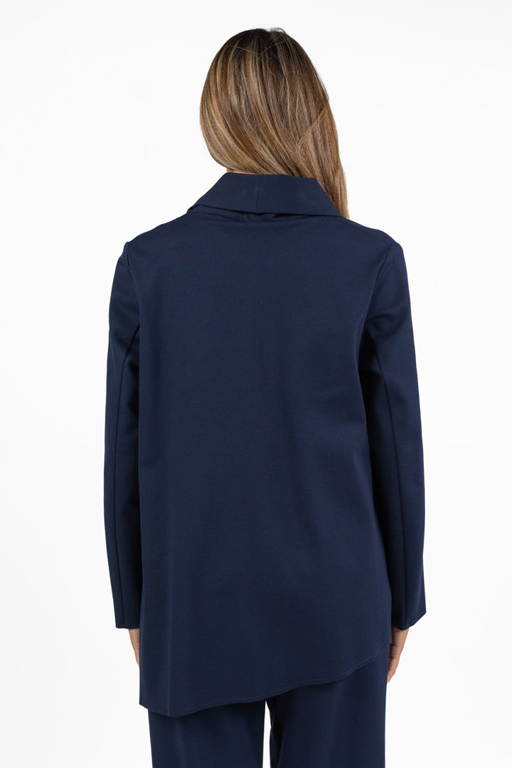Blazer Asimmetrico Monopetto Blu Navy - Jurerê