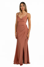Abito a Sirena Color Bronzo– Berti Mode Collection