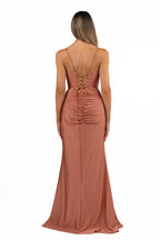 Abito a Sirena Color Bronzo– Berti Mode Collection