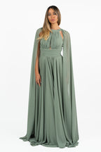 Abito Lungo in Chiffon Stile Impero - Musani