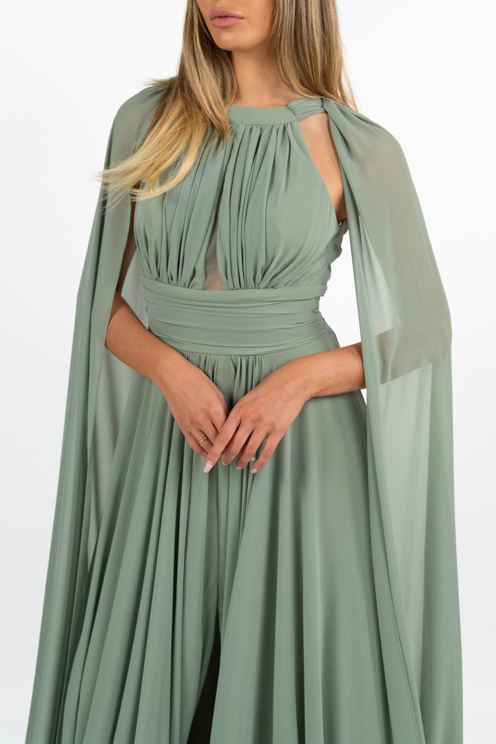 Abito Lungo in Chiffon Stile Impero - Musani