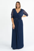 Abito con manica blu - Berti Mode Collection