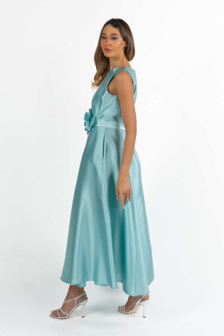 Abito midi azzurro - Berti Mode Collection