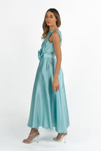 Abito midi azzurro - Berti Mode Collection