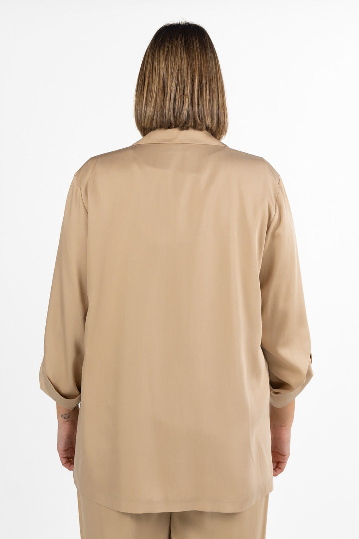 Giacca monopetto beige - Marina Rinaldi