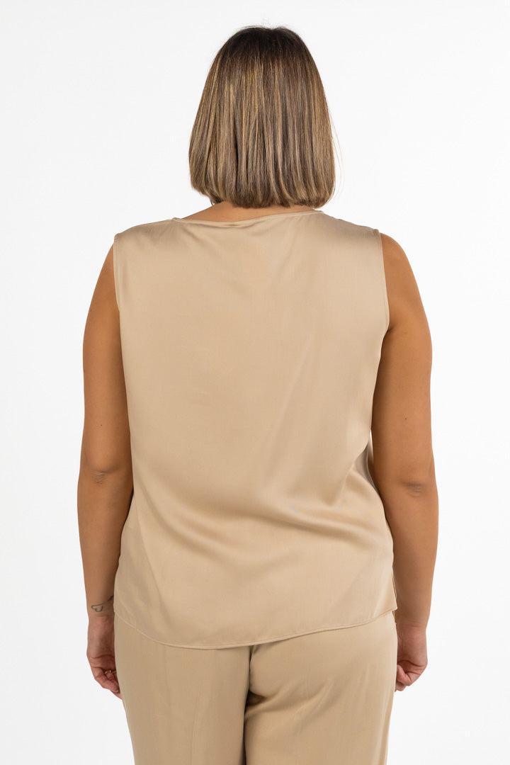 Canotta beige - Marina Rinaldi