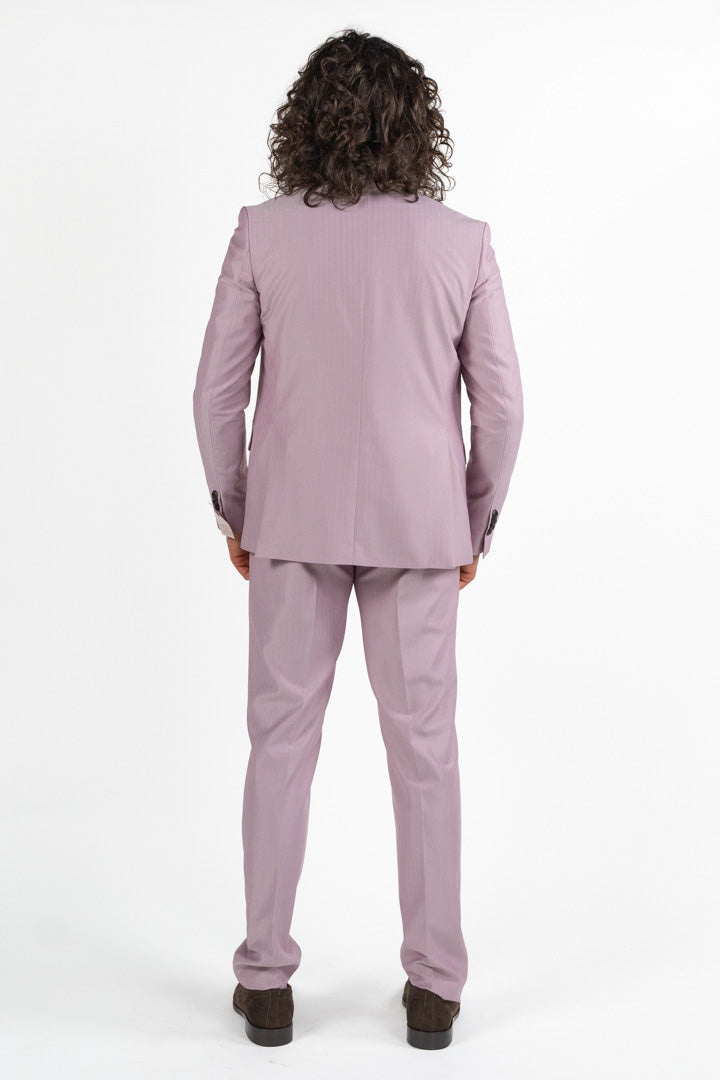 Abito tre pezzi rosa  - Adriano Langella