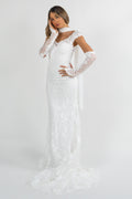 Abito da Sposa a Sirena in Pizzo Floreale - Berti Mode Collection