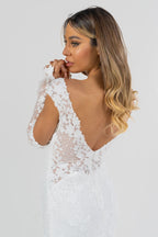 Abito da Sposa a Sirena in Pizzo Floreale - Berti Mode Collection