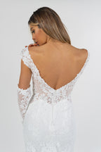 Abito da Sposa a Sirena in Pizzo Floreale - Berti Mode Collection