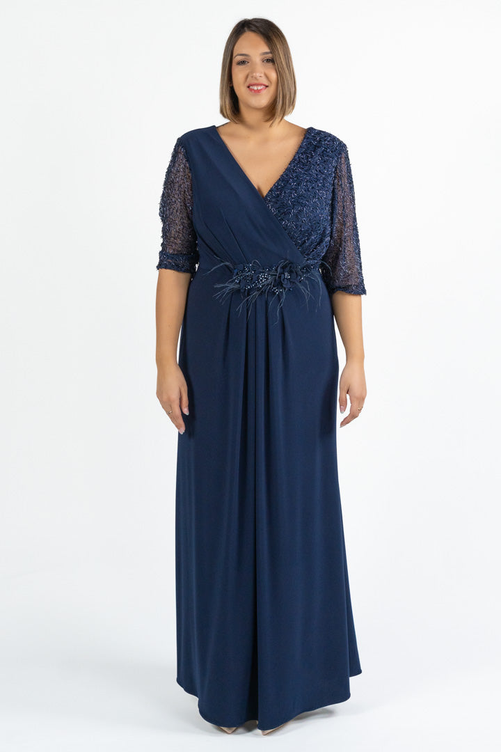 Abito con manica blu - Berti Mode Collection