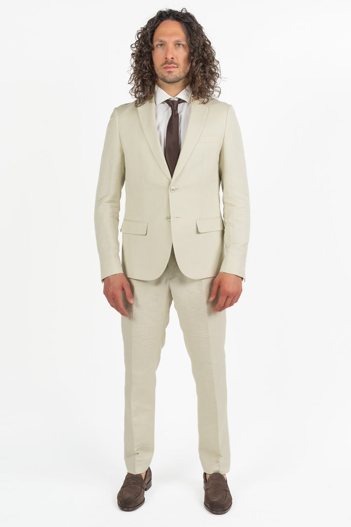 Completo beige misto lino - Antony Morato