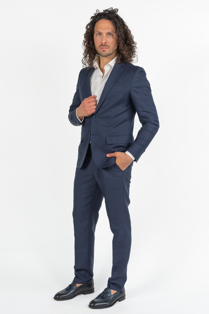 Completo blu misto lino - Antony Morato