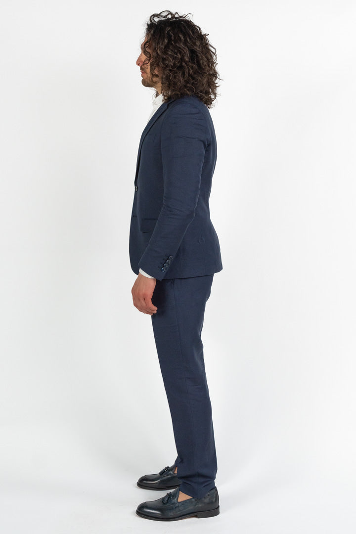 Completo blu misto lino - Antony Morato