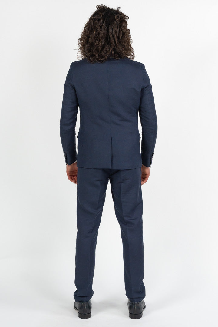 Completo blu misto lino - Antony Morato
