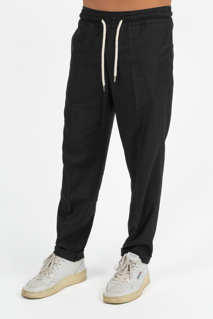 Pantalaccio Relaxed Fit Nero - Berna