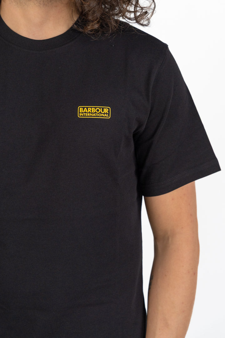 T-Shirt  in cotone nero - Barbour