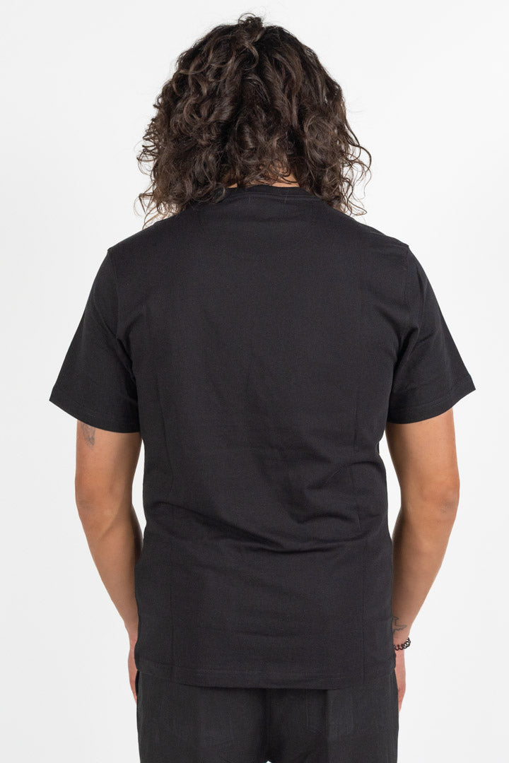 T-Shirt  in cotone nero - Barbour