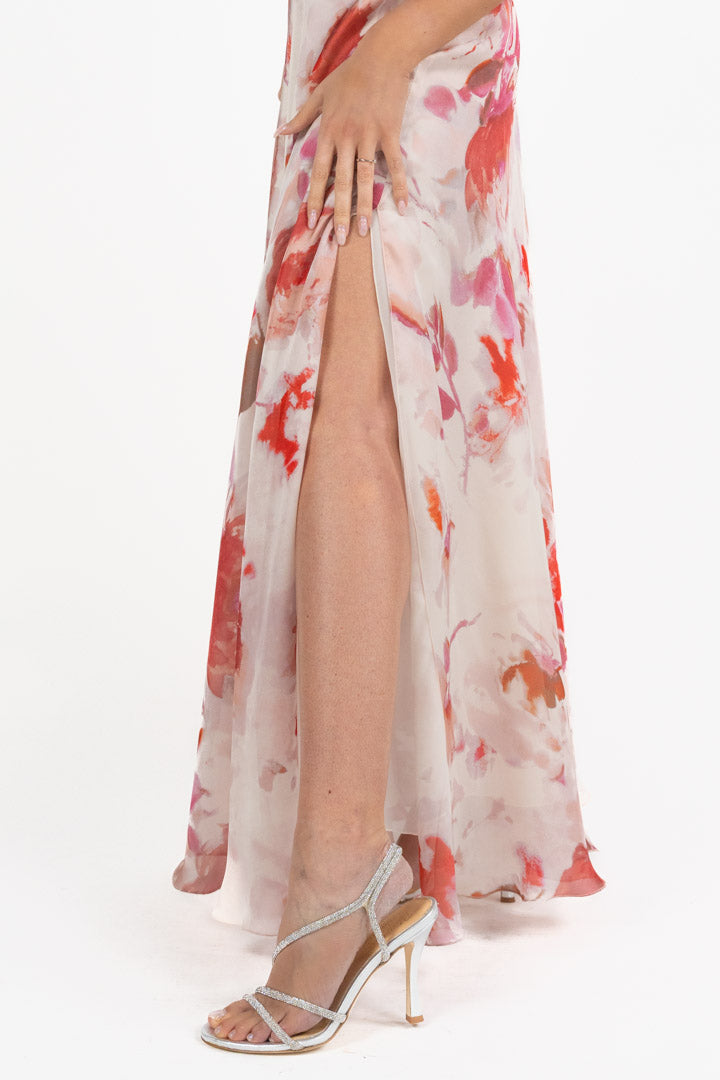 Gonna lunga con stampa floreale - Hanita