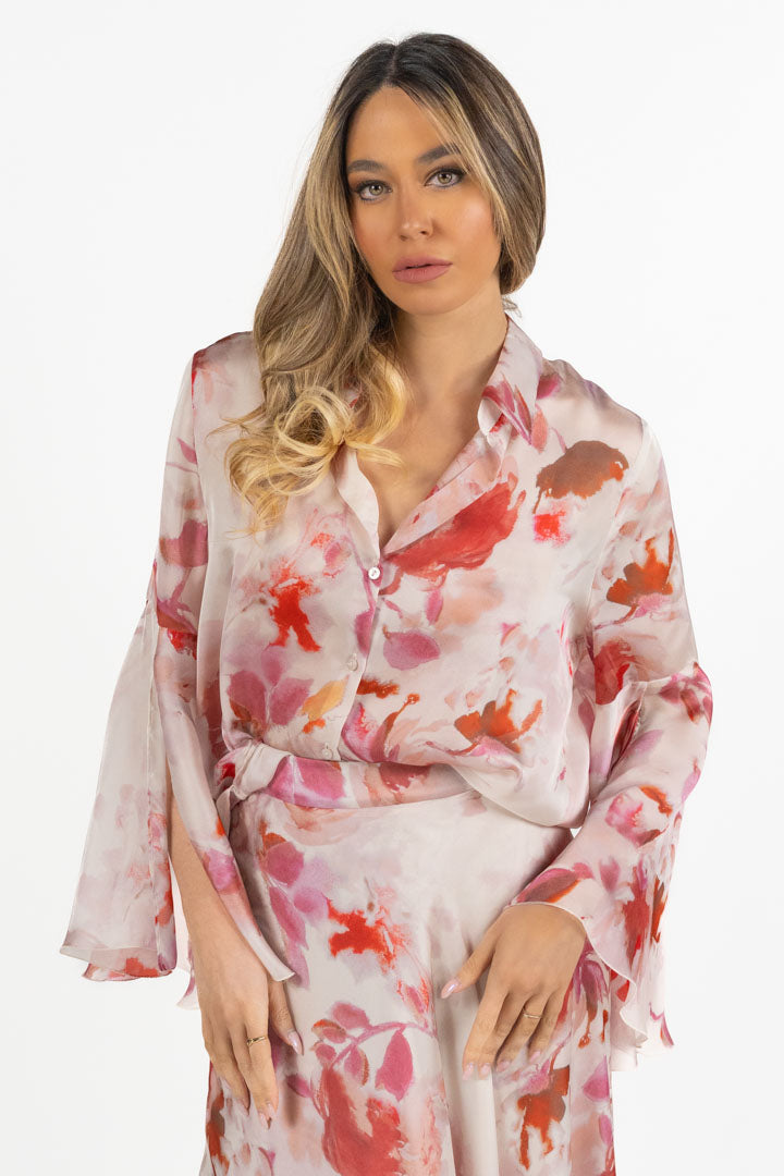 Camicia con stampa floreale - Hanita