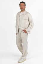 Pantalone in Lino Beige Chiaro - Antony Morato