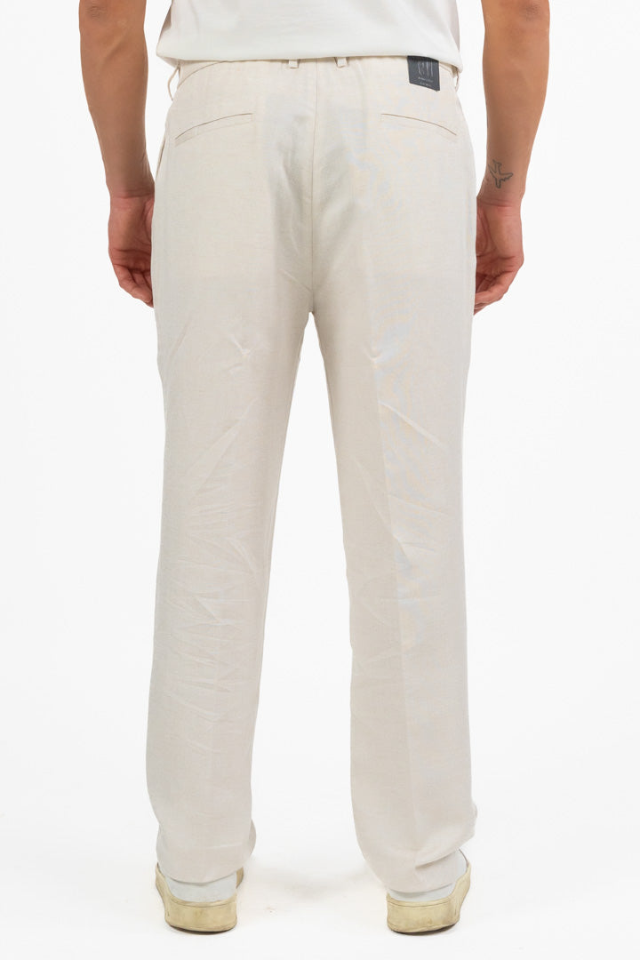 Pantalone in Lino Beige Chiaro - Antony Morato