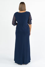 Abito con manica blu - Berti Mode Collection