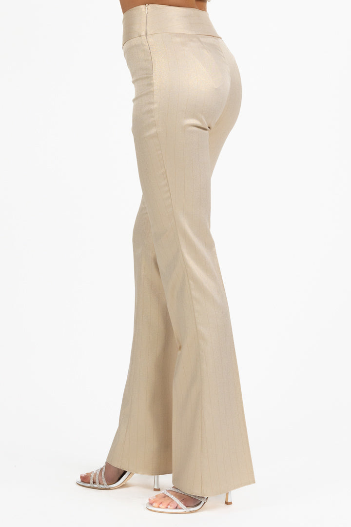 Completo Sartoriale Tailleur in Tessuto Lurex Champagne - Rinascimento