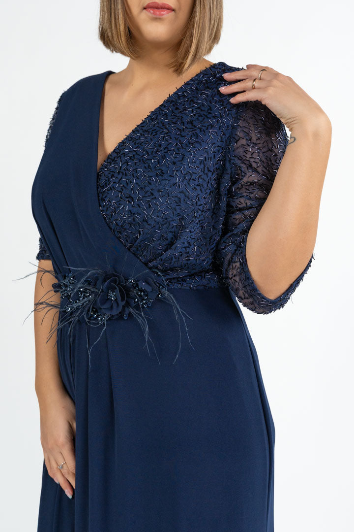 Abito con manica blu - Berti Mode Collection