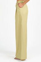 Pantalone Wide Leg Verde Salvia - Berti Mode Collection