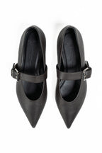 Ballerina Mary Jane in Pelle Marrone - Weekend Max Mara