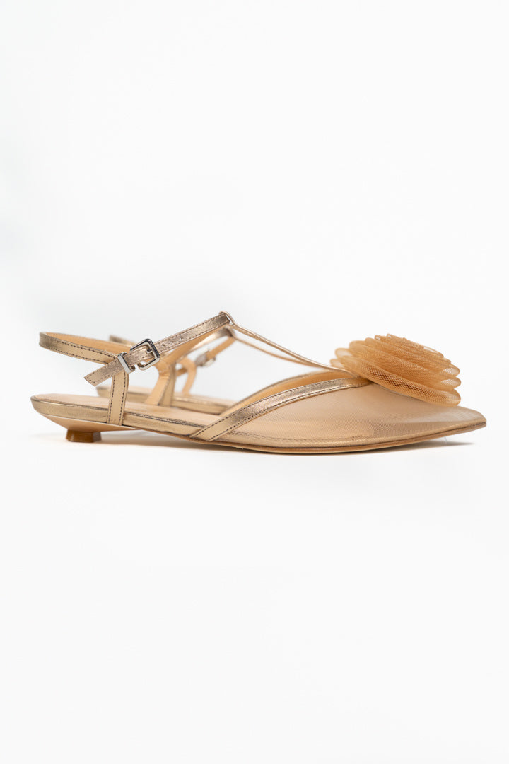 Slingback a Punta con Maxi Fiore - Berti Mode Collection