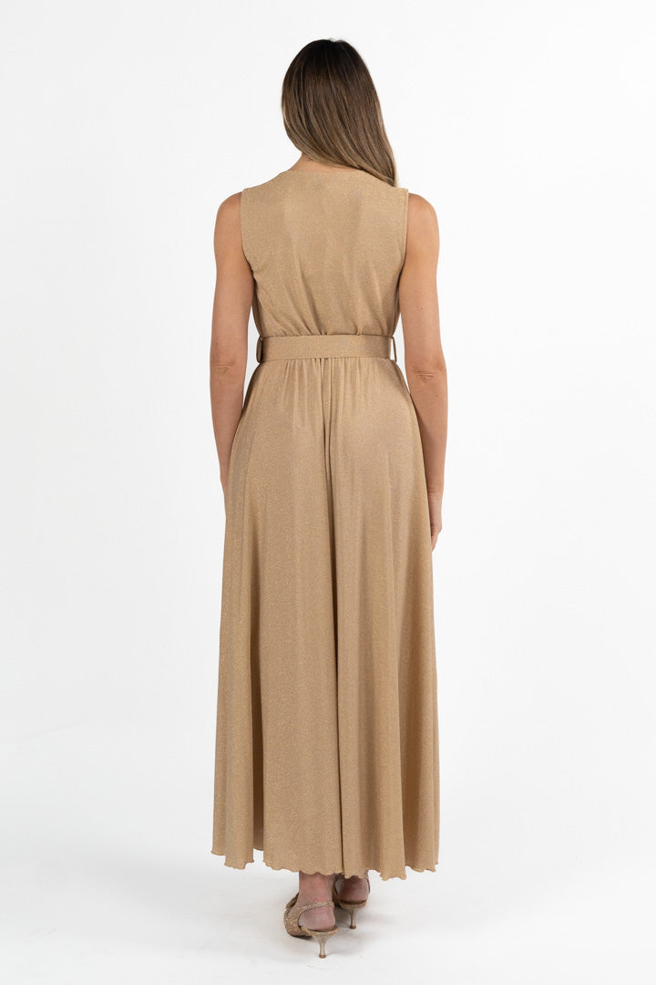 Abito in lurex oro - Gaudì
