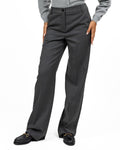 Pantalone Sartoriale a Gamba Larga Grigio Antracite - Emme Marella