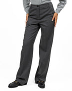 Pantalone Sartoriale a Gamba Larga Grigio Antracite - Emme Marella