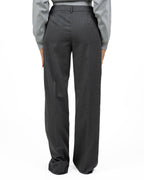 Pantalone Sartoriale a Gamba Larga Grigio Antracite - Emme Marella