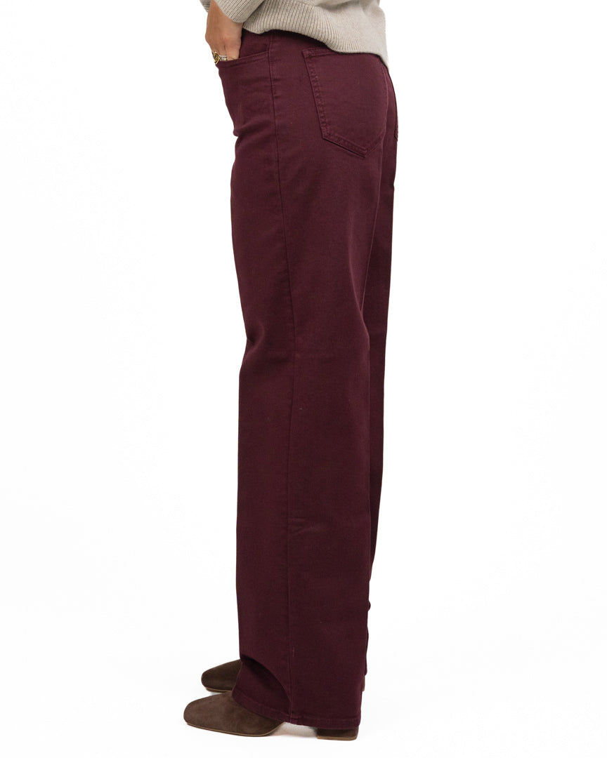 Jeans Straight-Leg in Denim Colorato - Pennyblack