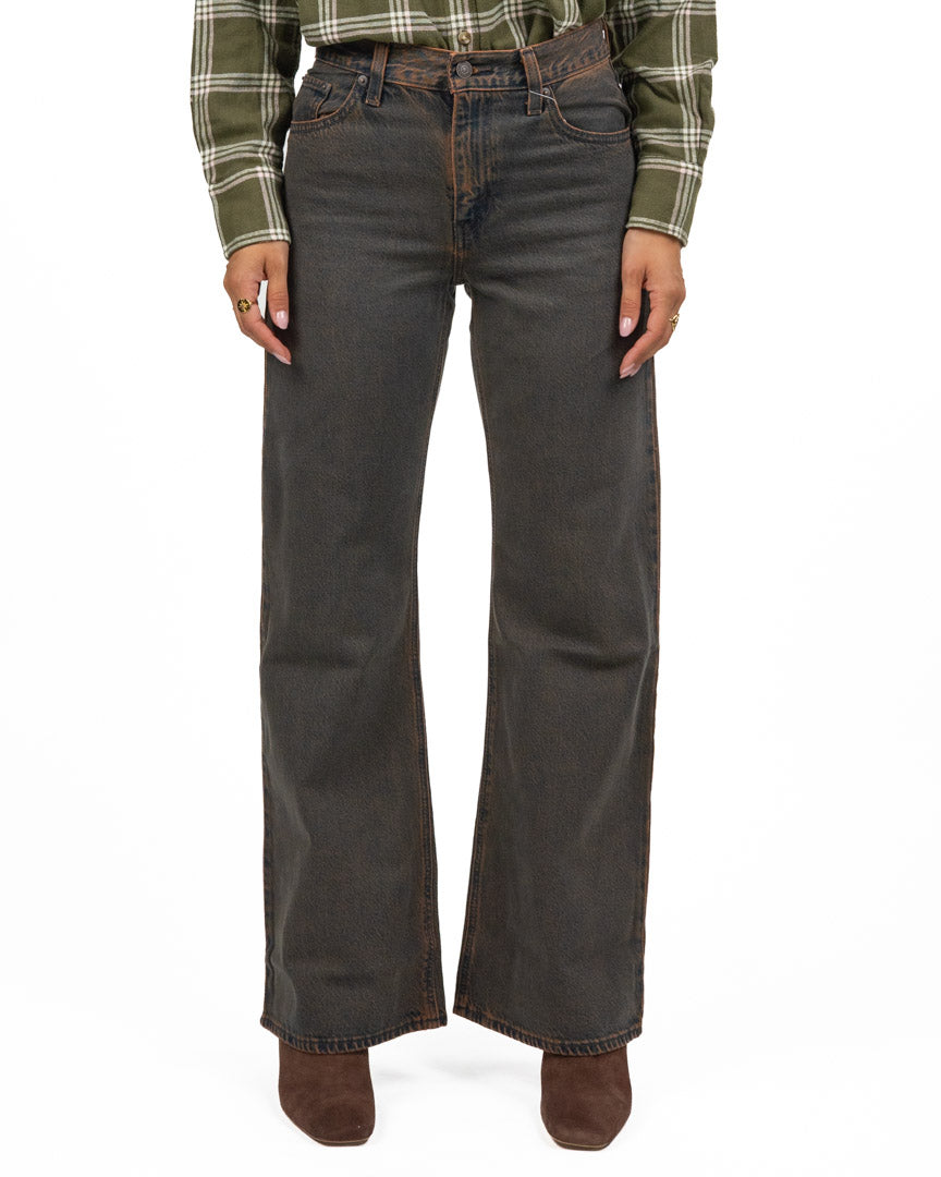Jeans Loose Boot Cut Marrone - Levi's
