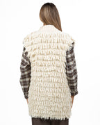 Gilet Lungo in Maglia con Frange - Have One