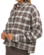 Camicia a Quadri Marrone - Weekend Max Mara