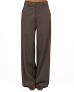 Pantaloni Wide Leg con Dettaglio Fibbia - ELEH