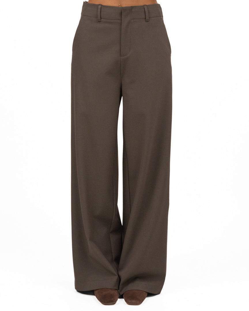 Pantaloni Wide Leg con Dettaglio Fibbia - ELEH