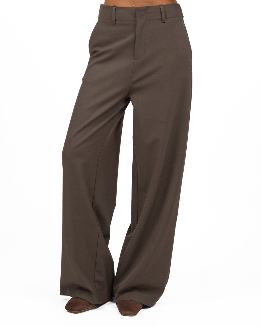 Pantaloni Wide Leg con Dettaglio Fibbia - ELEH