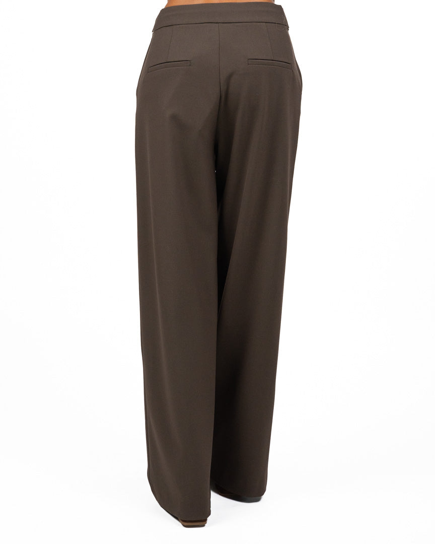 Pantaloni Wide Leg con Dettaglio Fibbia - ELEH