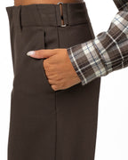 Pantaloni Wide Leg con Dettaglio Fibbia - ELEH